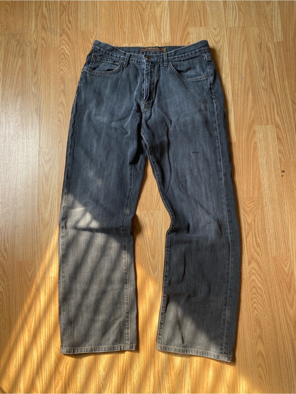 Y2K Made in USA Men's Agave Waterman Jeans 32x31 Relaxed Straight